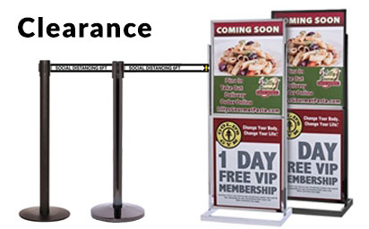 Clearance Sale for Social Distancing Barriers