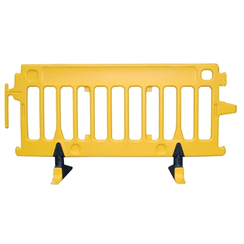 Avalon Crowd Control Plastic Barricade - Yellow